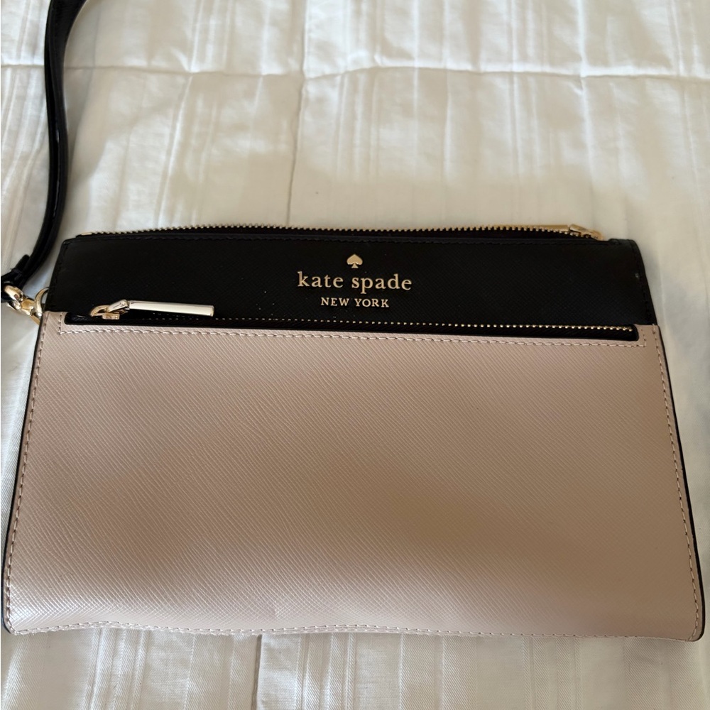 Kate Spade Black and Cream Clutch